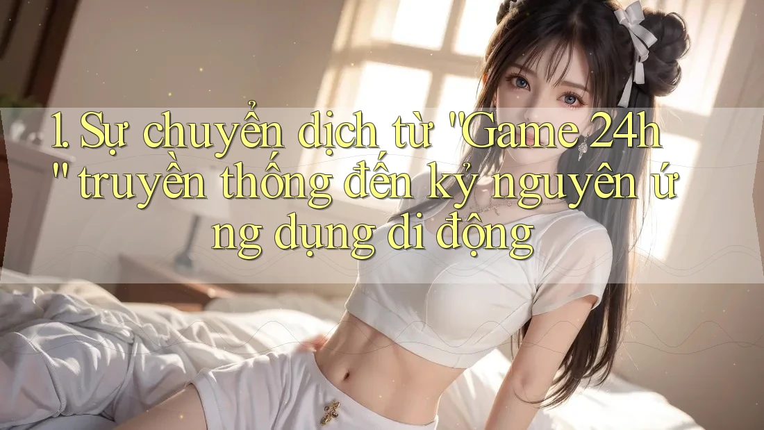 1. Sự chuyển dịch từ “Game 24h” truyền thống đến kỷ nguyên ứng dụng di động