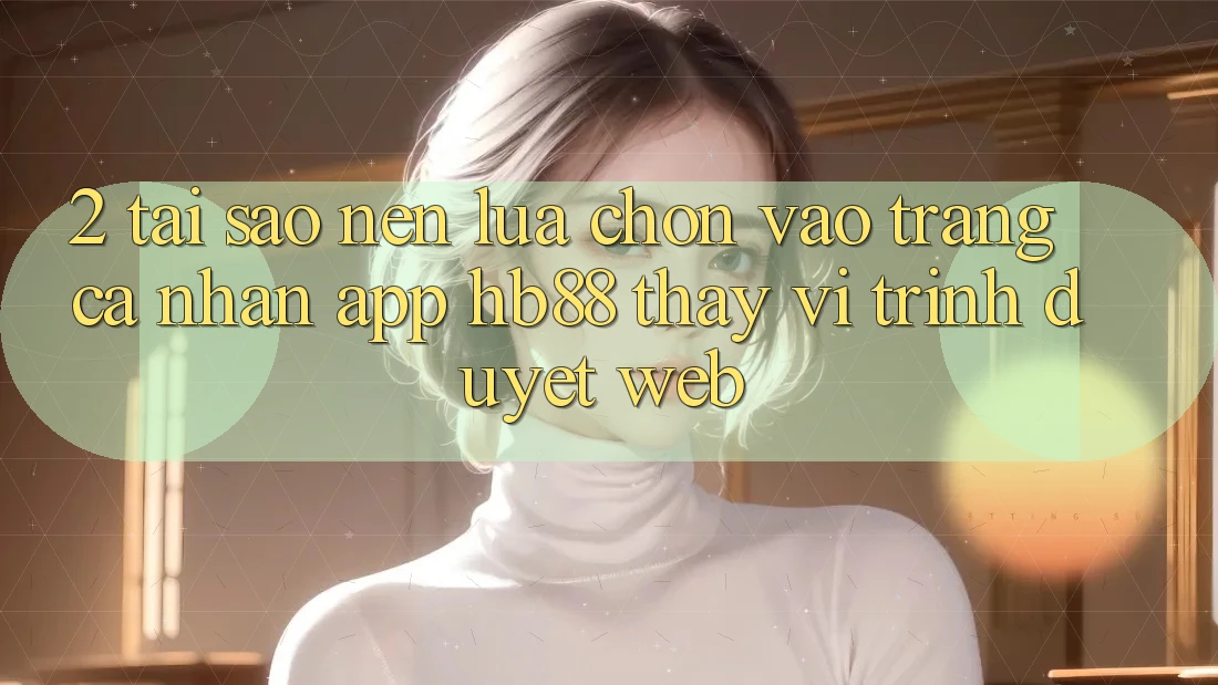 2. Tại Sao Nên Lựa Chọn Vào trang cá nhân App HB88 Thay Vì Trình Duyệt Web?