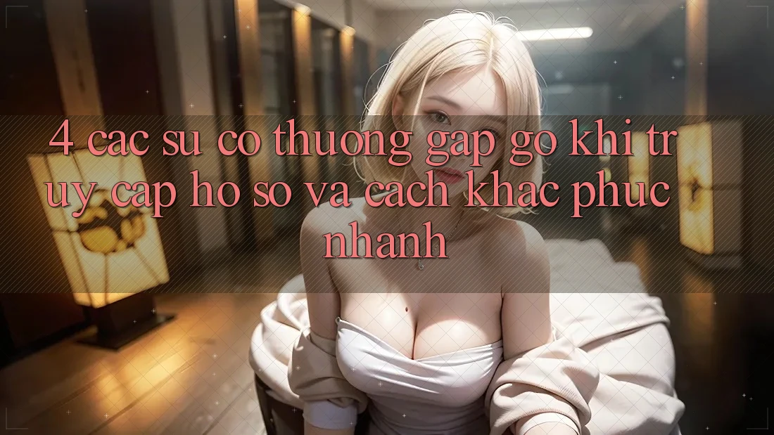4. Các Sự Cố Thường Gặp gỡ Khi Truy cập hồ sơ Và Cách Khắc Phục Nhanh 4. Các Sự Cố Thường Gặp gỡ Khi Truy cập hồ sơ Và Cách Khắc Phục Nhanh