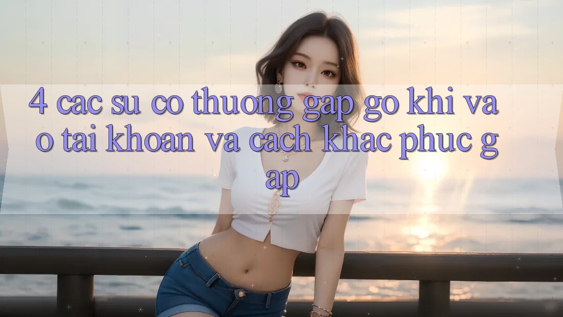 4. Các Sự Cố Thường Gặp gỡ Khi Vào tài khoản Và Cách Khắc Phục Gấp 4. Các Sự Cố Thường Gặp gỡ Khi Vào tài khoản Và Cách Khắc Phục Gấp