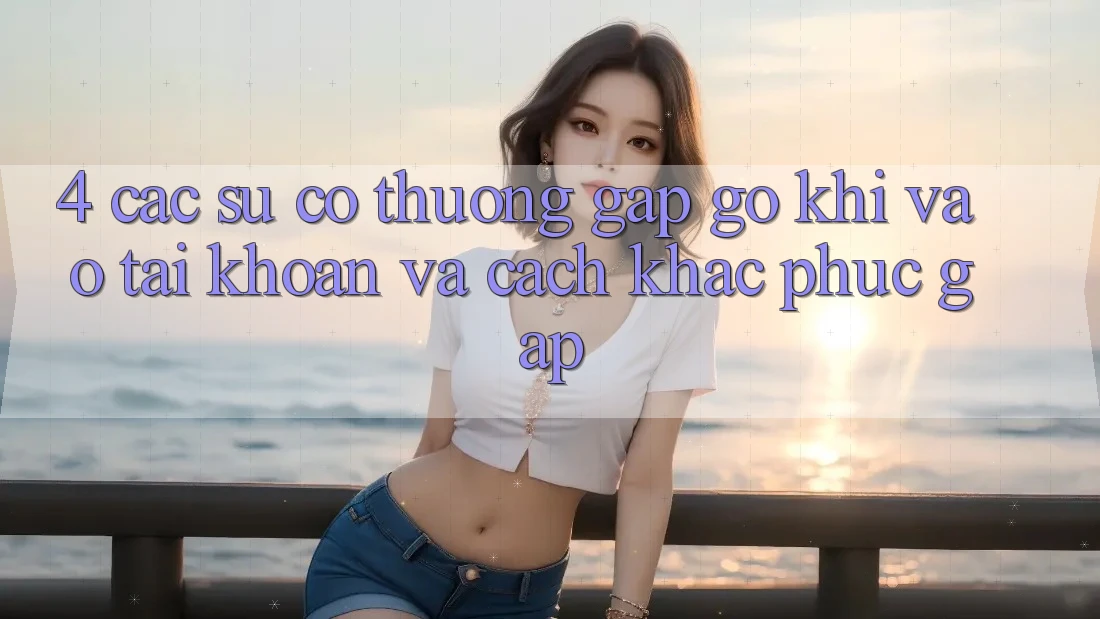 4. Các Sự Cố Thường Gặp gỡ Khi Vào tài khoản Và Cách Khắc Phục Gấp