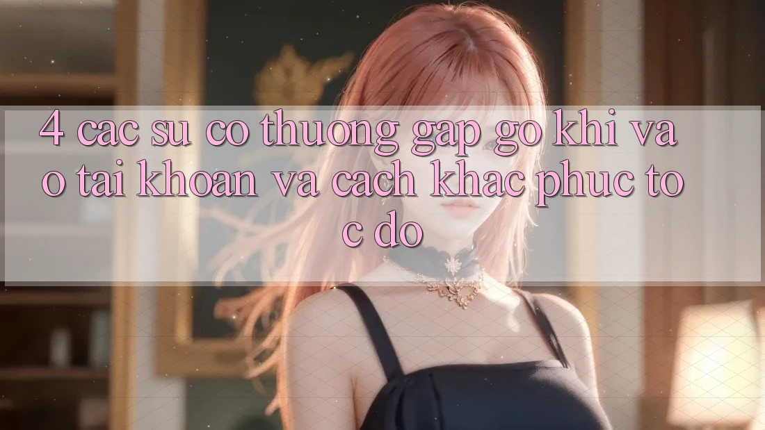 4. Các Sự Cố Thường Gặp gỡ Khi Vào tài khoản Và Cách Khắc Phục Tốc độ 4. Các Sự Cố Thường Gặp gỡ Khi Vào tài khoản Và Cách Khắc Phục Tốc độ