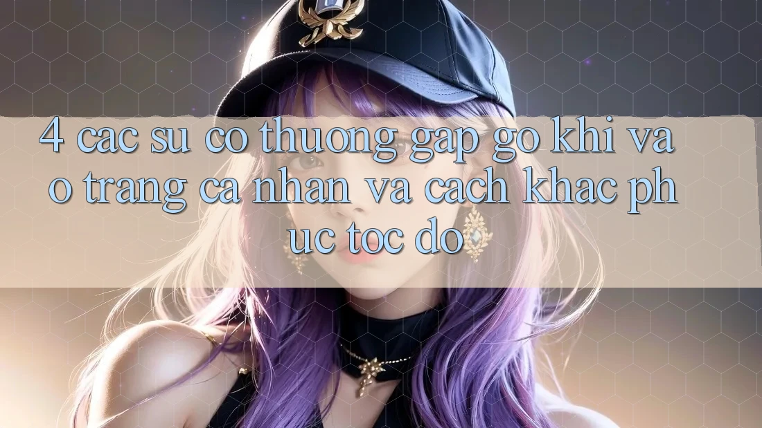 4. Các Sự Cố Thường Gặp gỡ Khi Vào trang cá nhân Và Cách Khắc Phục Tốc độ 4. Các Sự Cố Thường Gặp gỡ Khi Vào trang cá nhân Và Cách Khắc Phục Tốc độ