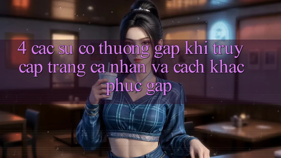 4. Các Sự Cố Thường Gặp Khi Truy cập trang cá nhân Và Cách Khắc Phục Gấp 4. Các Sự Cố Thường Gặp Khi Truy cập trang cá nhân Và Cách Khắc Phục Gấp