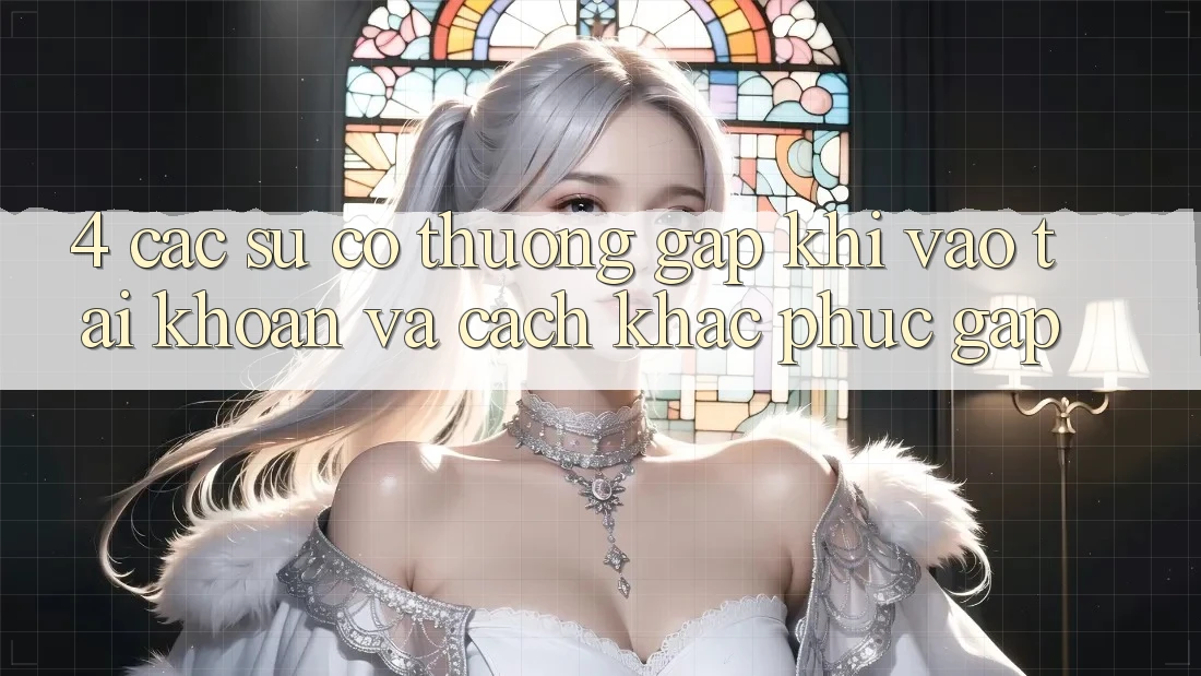 4. Các Sự Cố Thường Gặp Khi Vào tài khoản Và Cách Khắc Phục Gấp 4. Các Sự Cố Thường Gặp Khi Vào tài khoản Và Cách Khắc Phục Gấp