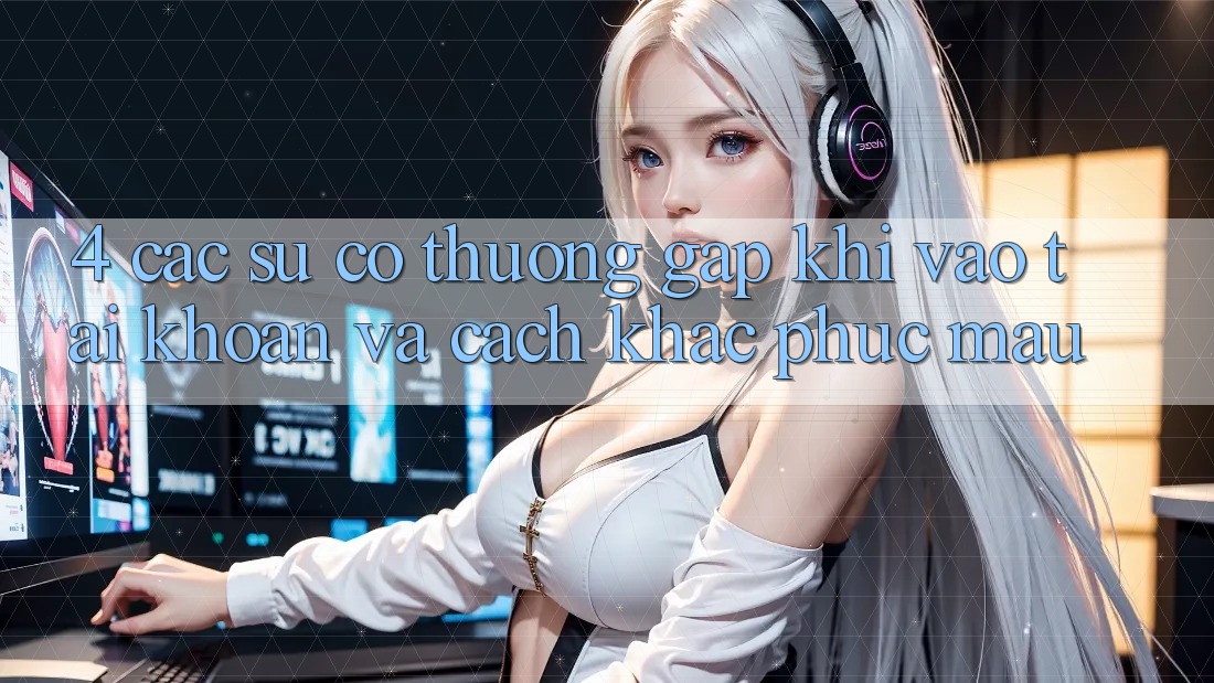 4. Các Sự Cố Thường Gặp Khi Vào tài khoản Và Cách Khắc Phục Mau 4. Các Sự Cố Thường Gặp Khi Vào tài khoản Và Cách Khắc Phục Mau