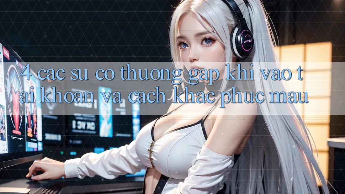 4. Các Sự Cố Thường Gặp Khi Vào tài khoản Và Cách Khắc Phục Mau 4. Các Sự Cố Thường Gặp Khi Vào tài khoản Và Cách Khắc Phục Mau