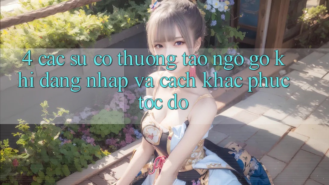 4. Các Sự Cố Thường Tao ngộ gỡ Khi Đăng Nhập Và Cách Khắc Phục Tốc độ 4. Các Sự Cố Thường Tao ngộ gỡ Khi Đăng Nhập Và Cách Khắc Phục Tốc độ
