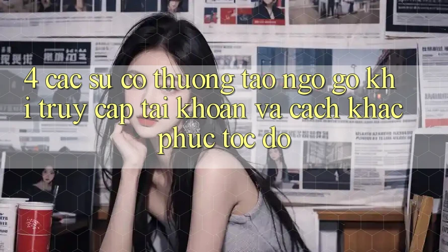 4. Các Sự Cố Thường Tao ngộ gỡ Khi Truy cập tài khoản Và Cách Khắc Phục Tốc độ 4. Các Sự Cố Thường Tao ngộ gỡ Khi Truy cập tài khoản Và Cách Khắc Phục Tốc độ