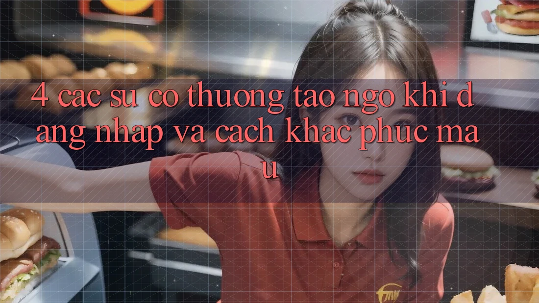 4. Các Sự Cố Thường Tao ngộ Khi Đăng Nhập Và Cách Khắc Phục Mau 4. Các Sự Cố Thường Tao ngộ Khi Đăng Nhập Và Cách Khắc Phục Mau