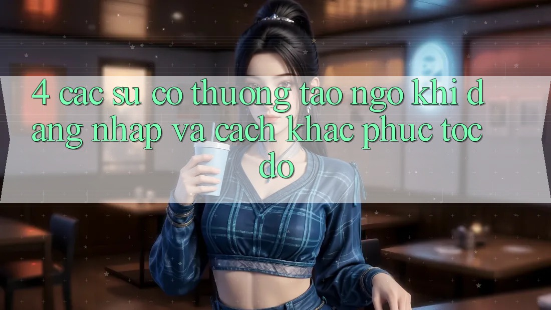 4. Các Sự Cố Thường Tao ngộ Khi Đăng Nhập Và Cách Khắc Phục Tốc độ 4. Các Sự Cố Thường Tao ngộ Khi Đăng Nhập Và Cách Khắc Phục Tốc độ
