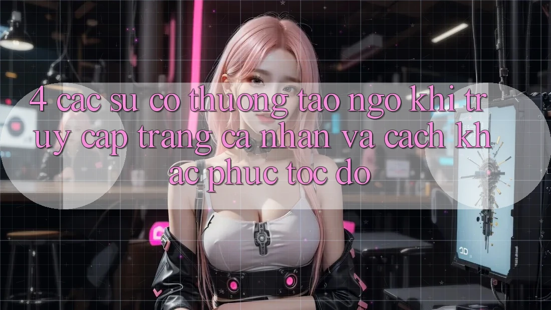 4. Các Sự Cố Thường Tao ngộ Khi Truy cập trang cá nhân Và Cách Khắc Phục Tốc độ 4. Các Sự Cố Thường Tao ngộ Khi Truy cập trang cá nhân Và Cách Khắc Phục Tốc độ
