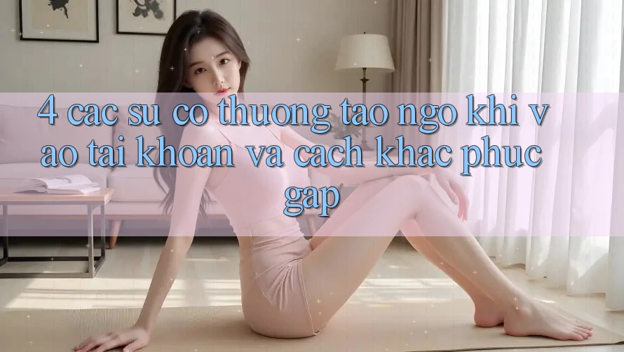 4. Các Sự Cố Thường Tao ngộ Khi Vào tài khoản Và Cách Khắc Phục Gấp 4. Các Sự Cố Thường Tao ngộ Khi Vào tài khoản Và Cách Khắc Phục Gấp