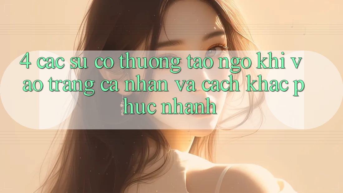 4. Các Sự Cố Thường Tao ngộ Khi Vào trang cá nhân Và Cách Khắc Phục Nhanh 4. Các Sự Cố Thường Tao ngộ Khi Vào trang cá nhân Và Cách Khắc Phục Nhanh