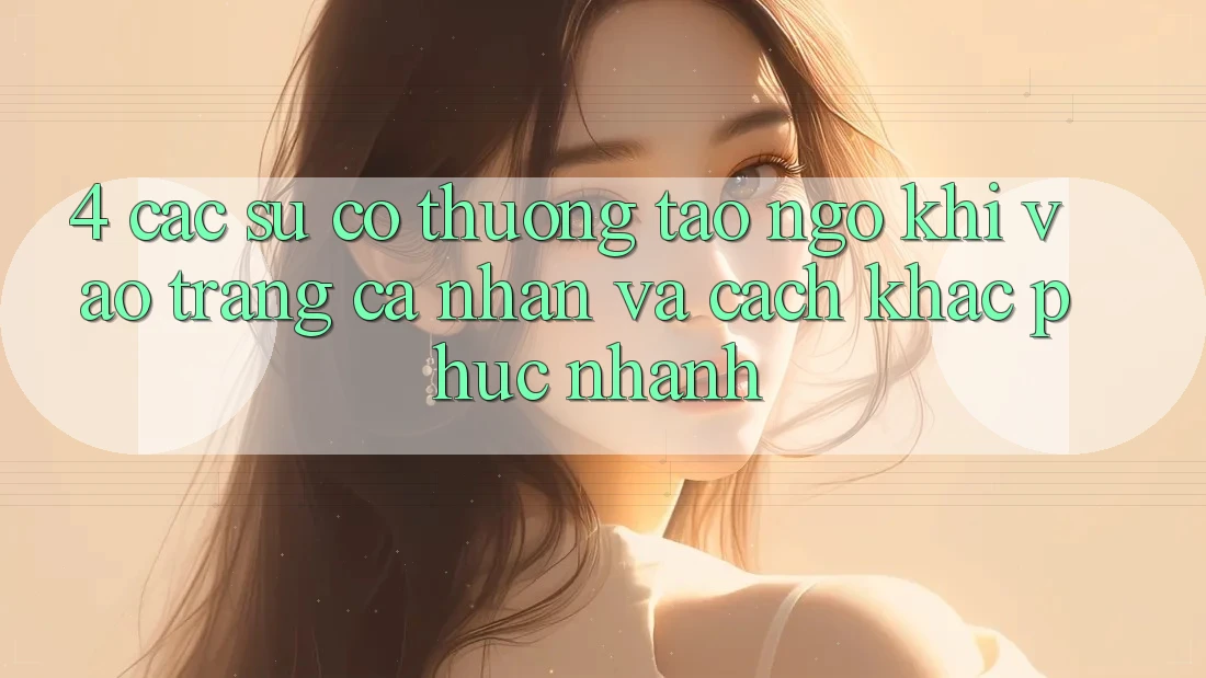 4. Các Sự Cố Thường Tao ngộ Khi Vào trang cá nhân Và Cách Khắc Phục Nhanh 4. Các Sự Cố Thường Tao ngộ Khi Vào trang cá nhân Và Cách Khắc Phục Nhanh