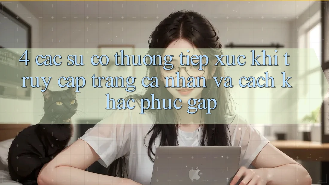 4. Các Sự Cố Thường Tiếp xúc Khi Truy cập trang cá nhân Và Cách Khắc Phục Gấp 4. Các Sự Cố Thường Tiếp xúc Khi Truy cập trang cá nhân Và Cách Khắc Phục Gấp