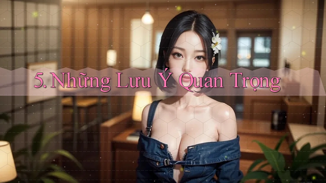 5. Những Lưu Ý Quan Trọng 5. Những Lưu Ý Quan Trọng