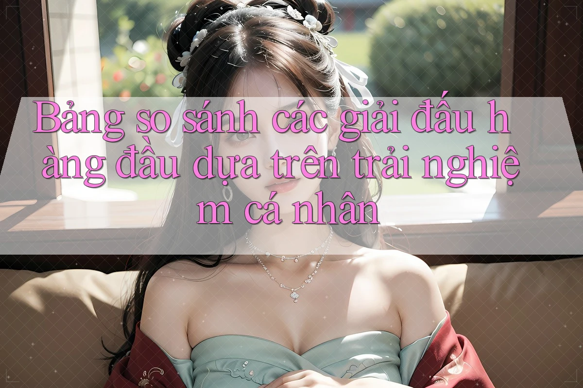 Bảng so sánh các giải đấu hàng đầu dựa trên trải nghiệm cá nhân Bảng so sánh các giải đấu hàng đầu dựa trên trải nghiệm cá nhân