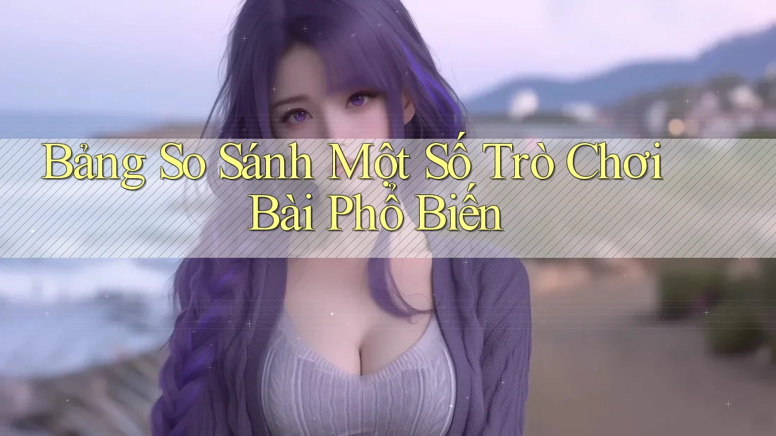 Bảng So Sánh Một Số Trò Chơi Bài Phổ Biến Bảng So Sánh Một Số Trò Chơi Bài Phổ Biến