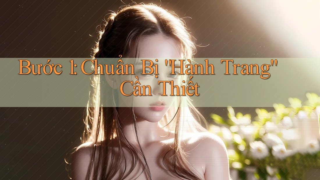 Bước 1: Chuẩn Bị “Hành Trang” Cần Thiết Bước 1: Chuẩn Bị “Hành Trang” Cần Thiết