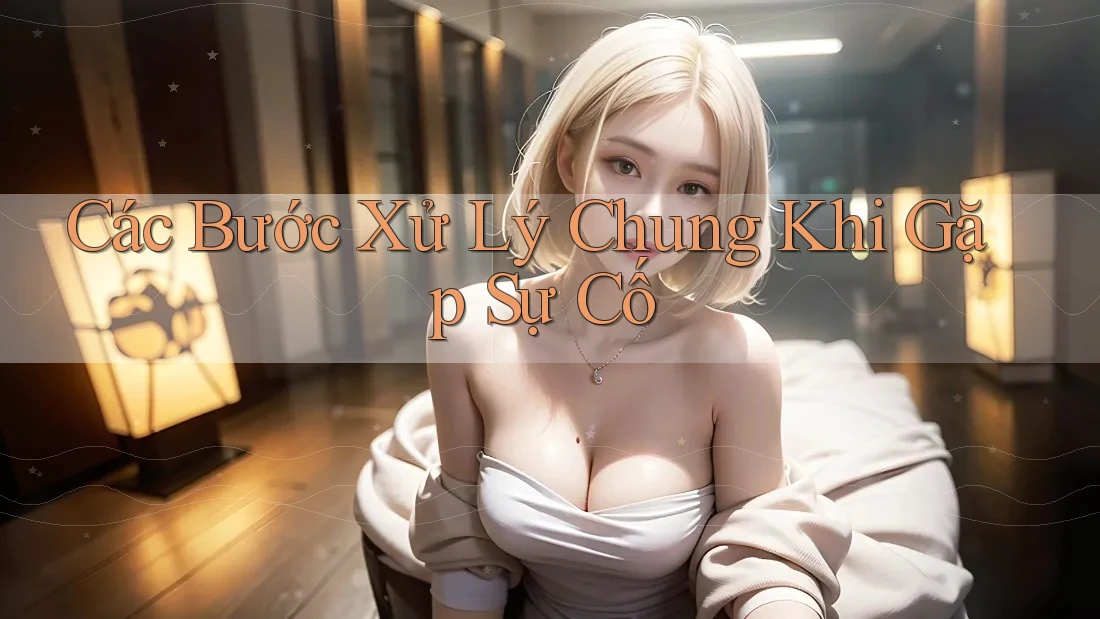 Các Bước Xử Lý Chung Khi Gặp Sự Cố