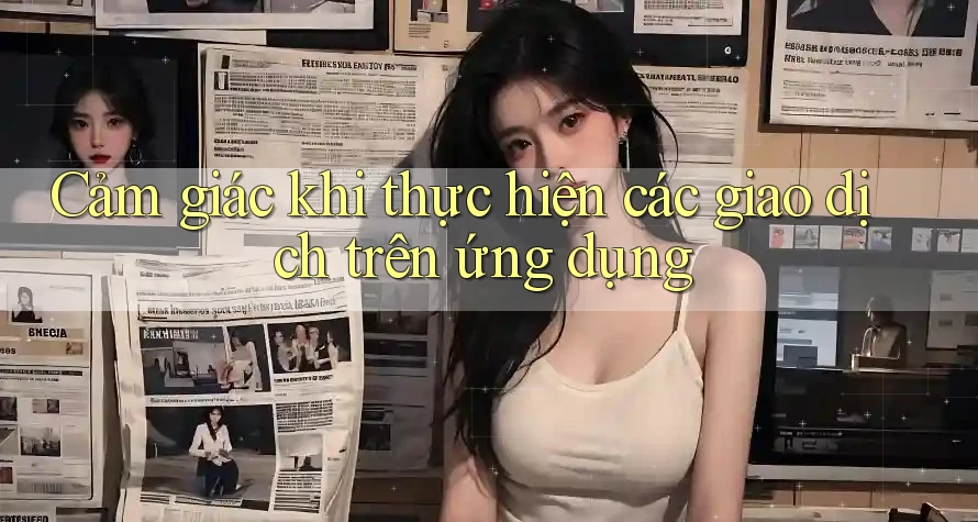 Cảm giác khi thực hiện các giao dịch trên ứng dụng Cảm giác khi thực hiện các giao dịch trên ứng dụng