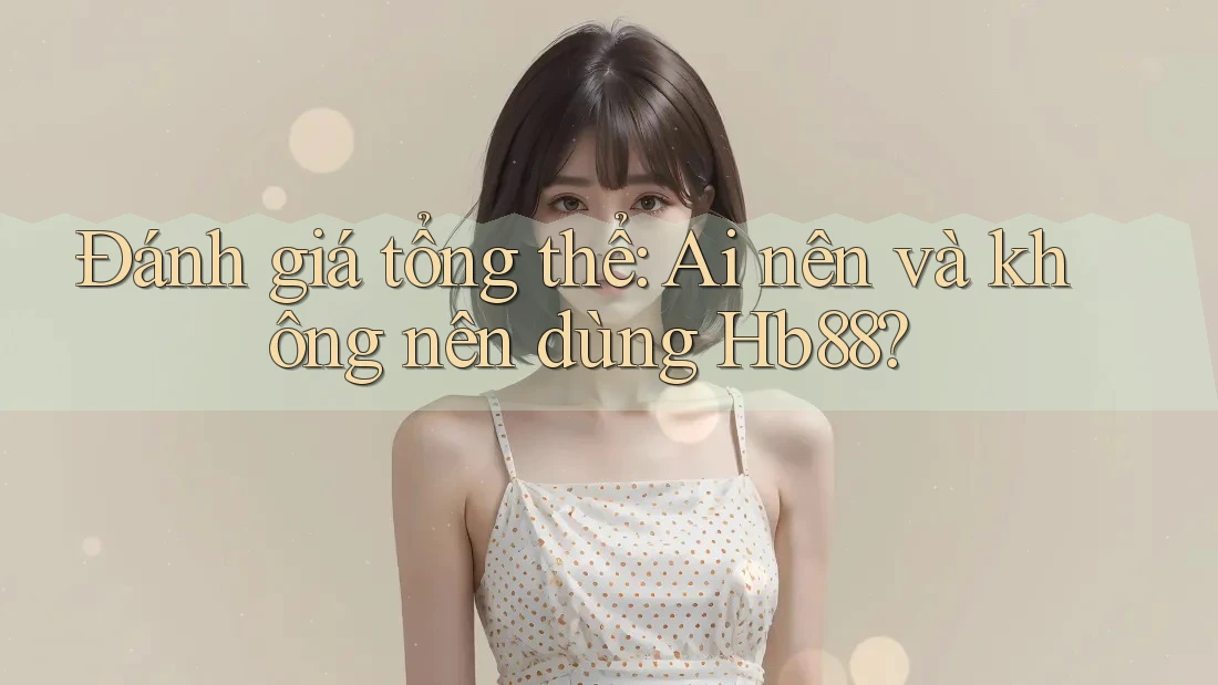 Đánh giá tổng thể: Ai nên và không nên dùng Hb88? Đánh giá tổng thể: Ai nên và không nên dùng Hb88?