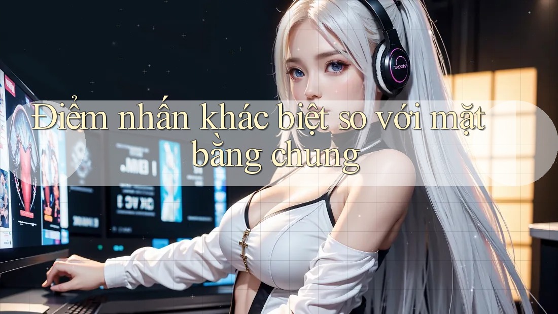 Điểm nhấn khác biệt so với mặt bằng chung
