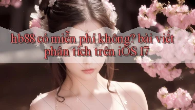 hb88 có miễn phí không bài viết phân tích trên iOS 17