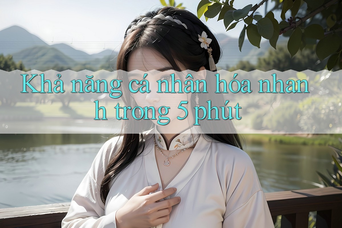 Khả năng cá nhân hóa nhanh trong 5 phút Khả năng cá nhân hóa nhanh trong 5 phút