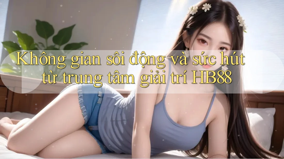 Không gian sôi động và sức hút từ trung tâm giải trí HB88