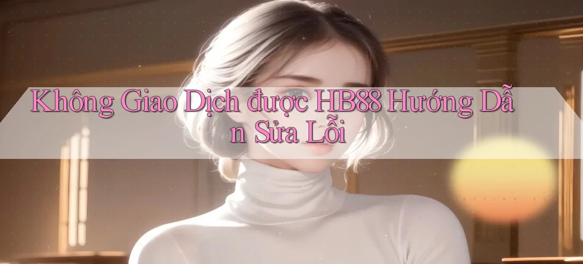 không giao dịch được hb88 hướng dẫn sửa lỗi