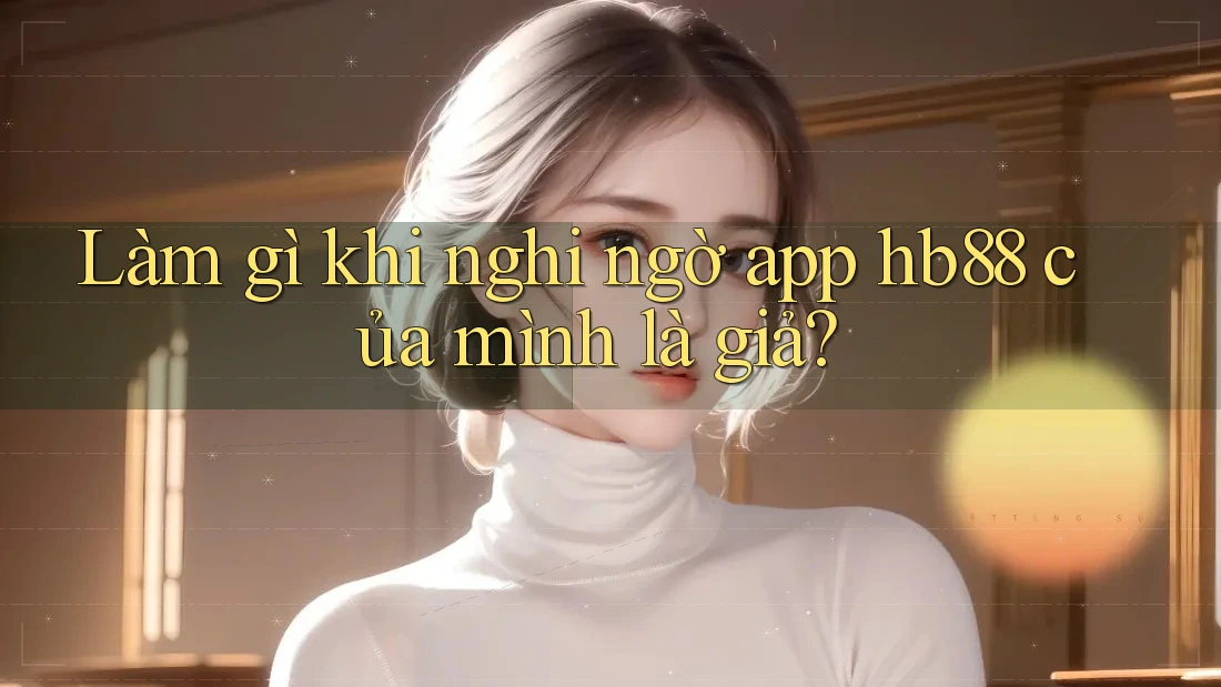 Làm gì khi nghi ngờ app hb88 của mình là giả? Làm gì khi nghi ngờ app hb88 của mình là giả?