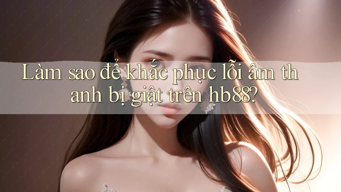 Làm sao để khắc phục lỗi âm thanh bị giật trên hb88? Làm sao để khắc phục lỗi âm thanh bị giật trên hb88?