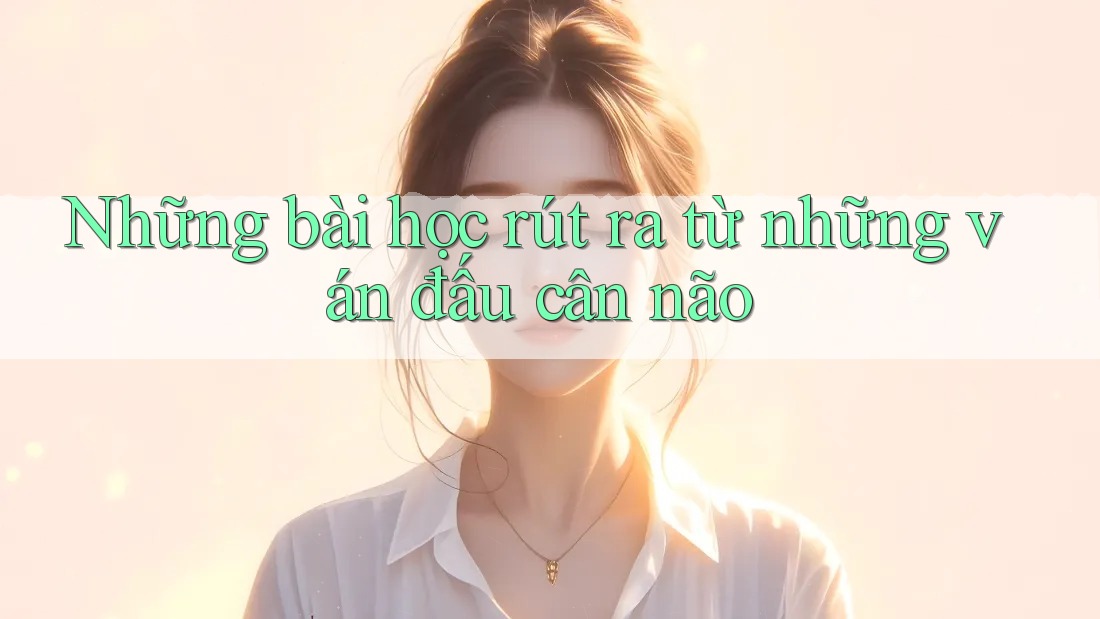 Những bài học rút ra từ những ván đấu cân não Những bài học rút ra từ những ván đấu cân não