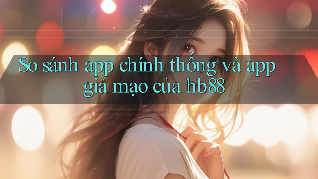 So sánh app chính thống và app giả mạo của hb88 So sánh app chính thống và app giả mạo của hb88