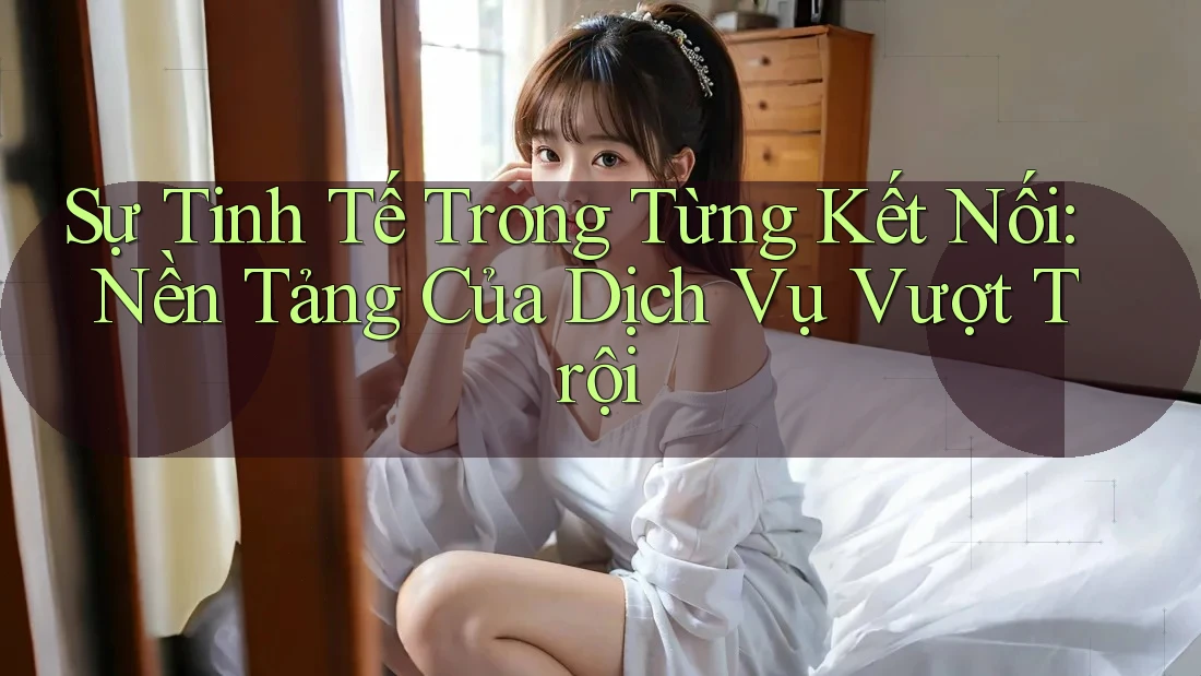 Sự Tinh Tế Trong Từng Kết Nối: Nền Tảng Của Dịch Vụ Vượt Trội