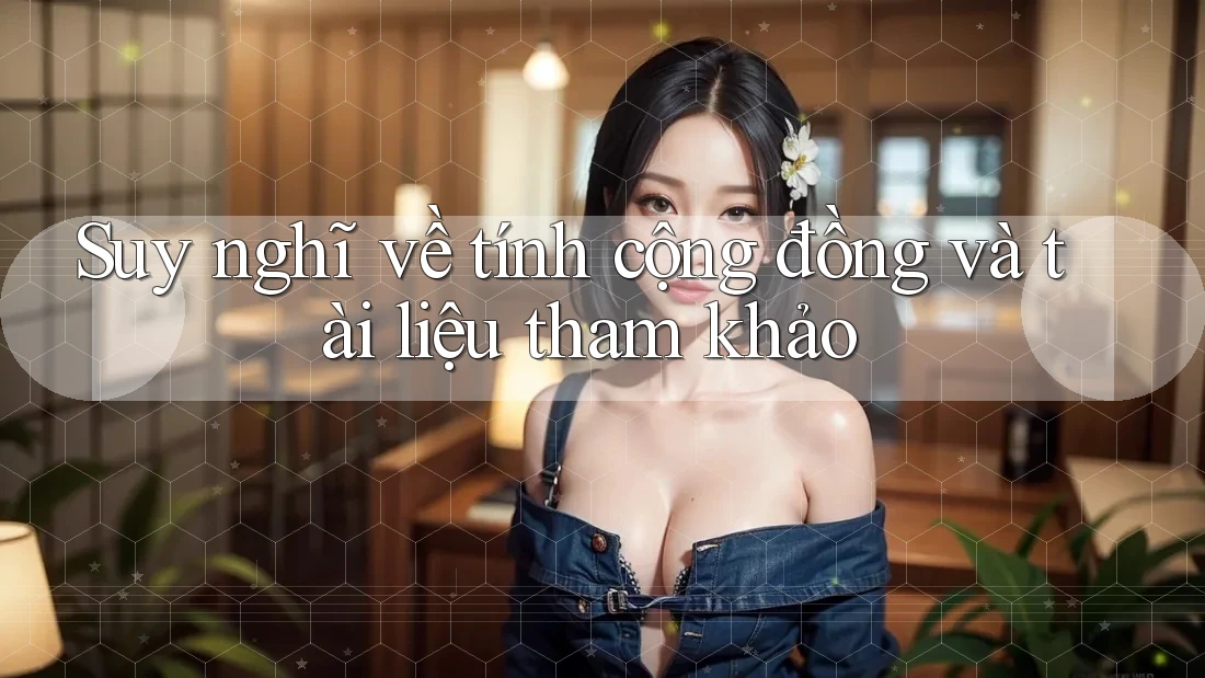 Suy nghĩ về tính cộng đồng và tài liệu tham khảo Suy nghĩ về tính cộng đồng và tài liệu tham khảo