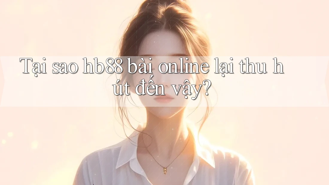 Tại sao hb88 bài online lại thu hút đến vậy? Tại sao hb88 bài online lại thu hút đến vậy?