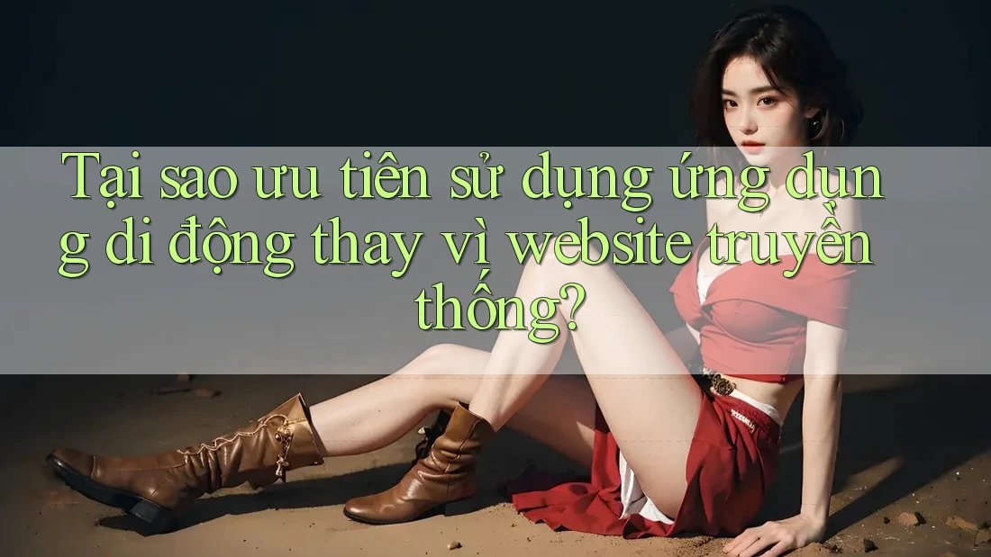 Tại sao ưu tiên sử dụng ứng dụng di động thay vì website truyền thống? Tại sao ưu tiên sử dụng ứng dụng di động thay vì website truyền thống?
