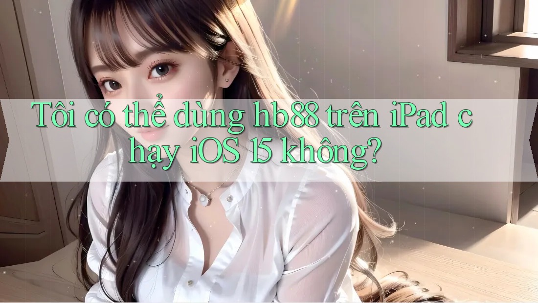 Tôi có thể dùng hb88 trên iPad chạy iOS 15 không?