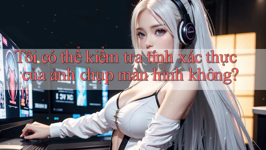 Tôi có thể kiểm tra tính xác thực của ảnh chụp màn hình không?