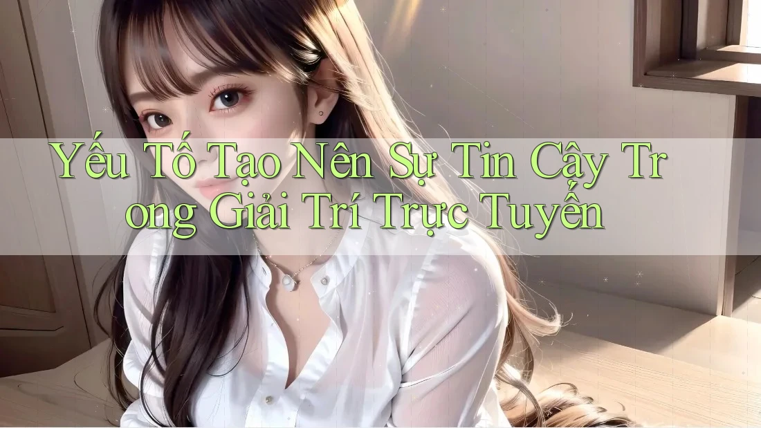 Yếu Tố Tạo Nên Sự Tin Cậy Trong Giải Trí Trực Tuyến
